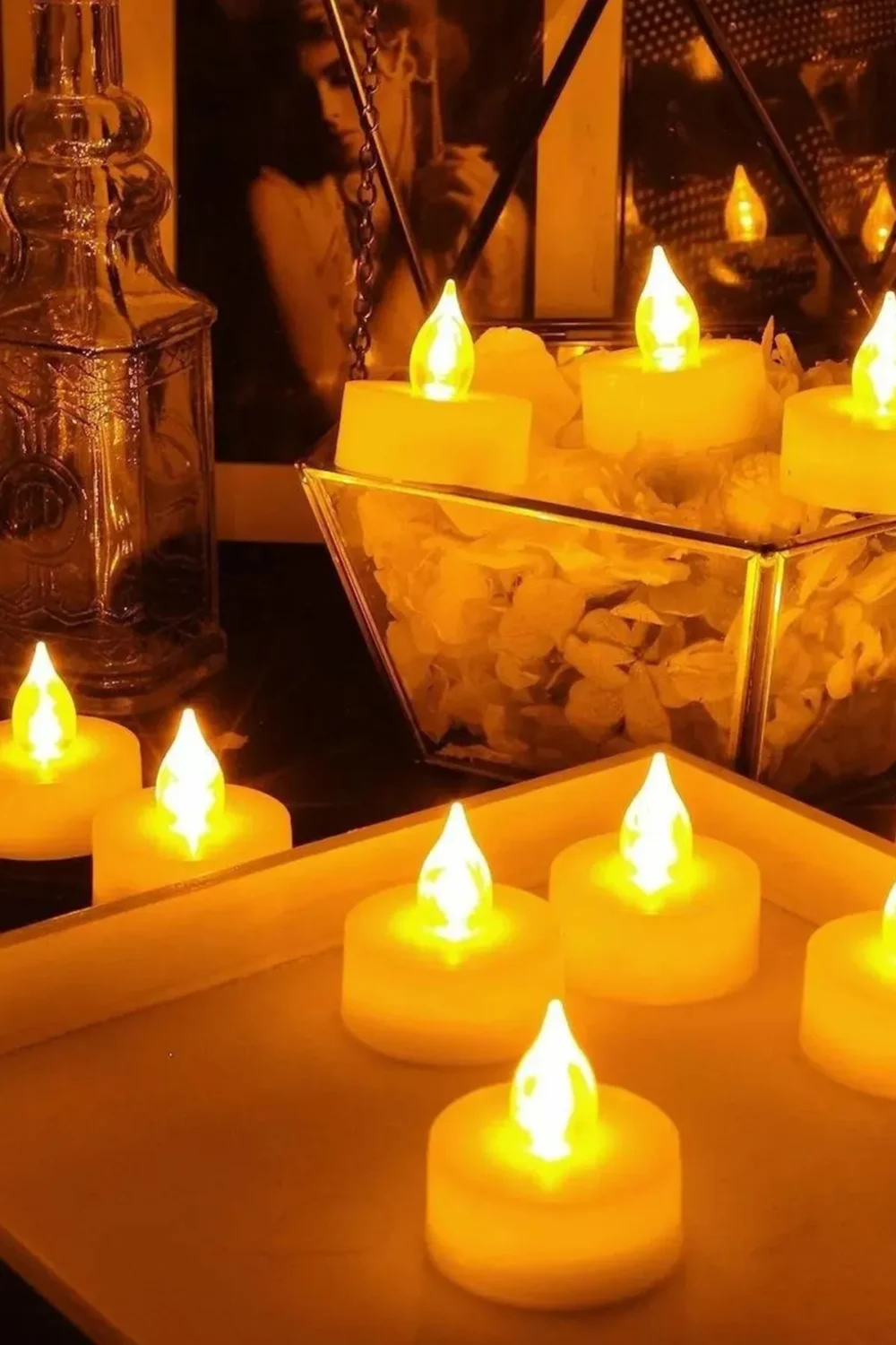 SEPET42 Led Candle 1 Piece Led Candle Model Lighted Tealight Candle Batteries Included — изображение 4